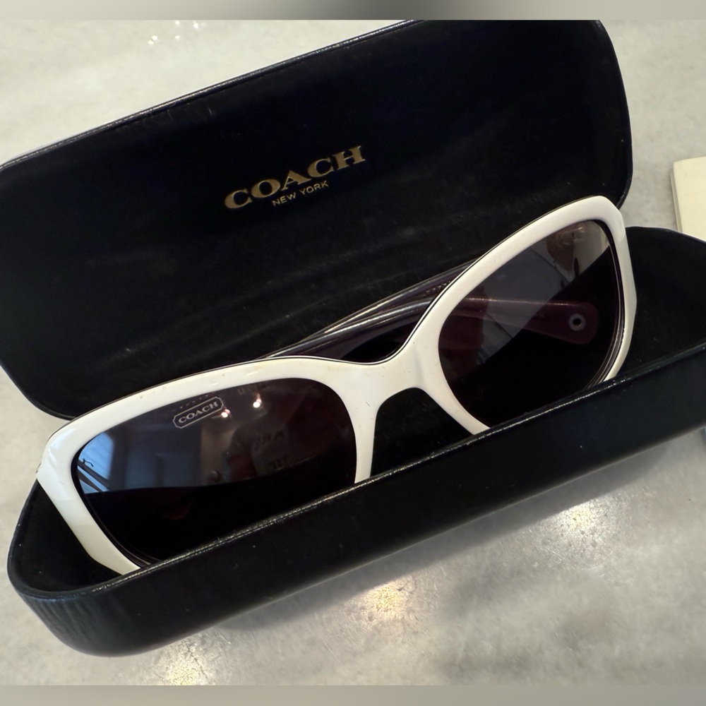 Coach Black and White Sunglasses